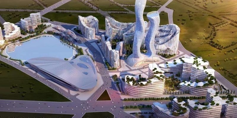 Предполагаемый дизайн Akon Crypto City