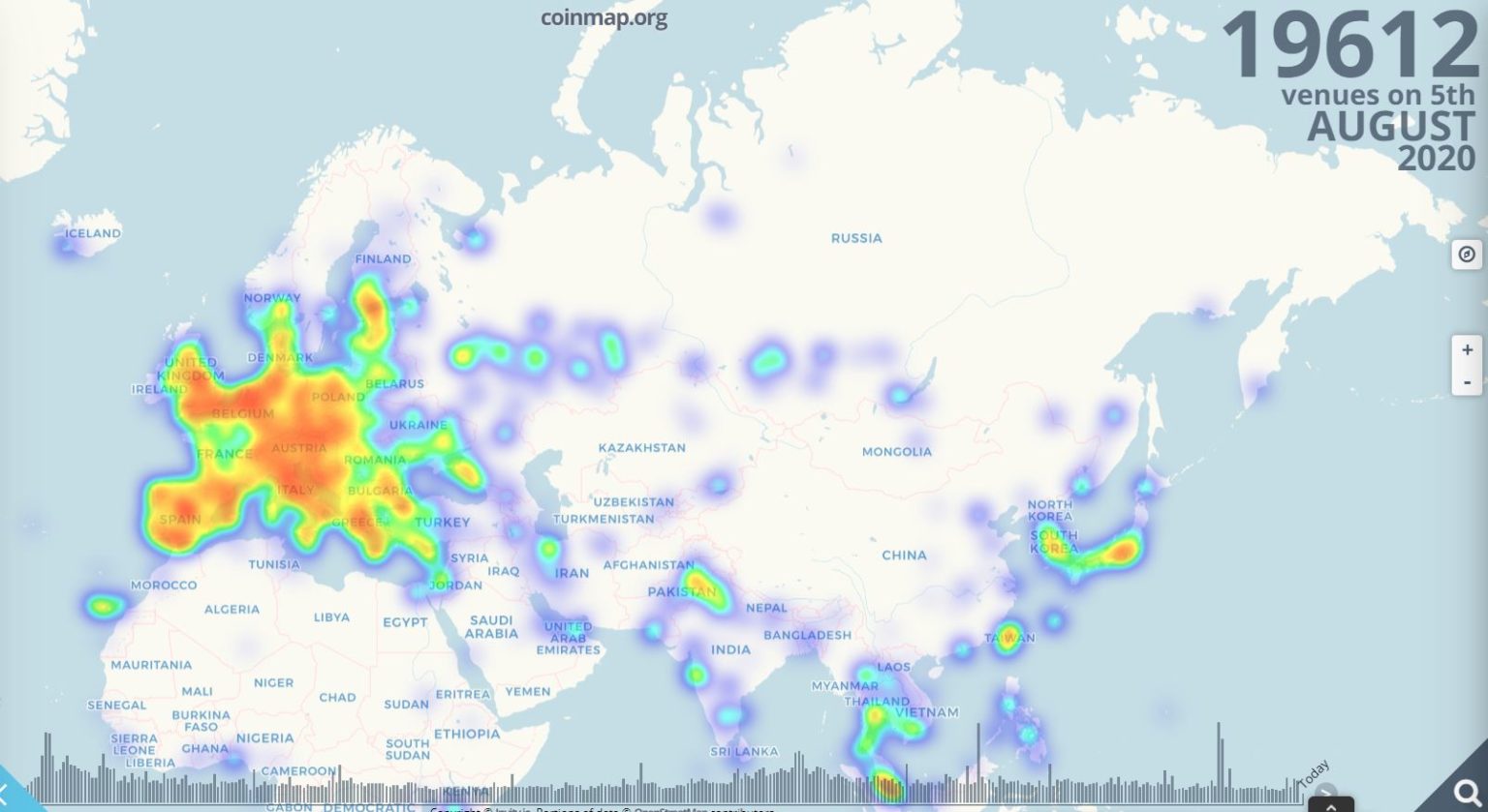 Карта ликвидаций биткоин