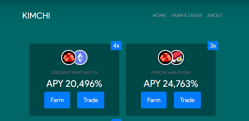 kimchi token defi