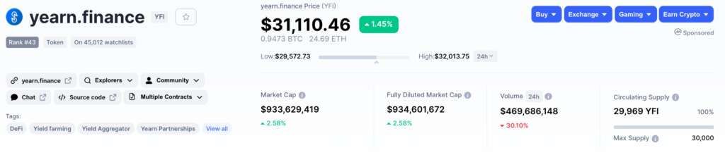 Поиск defi проектов