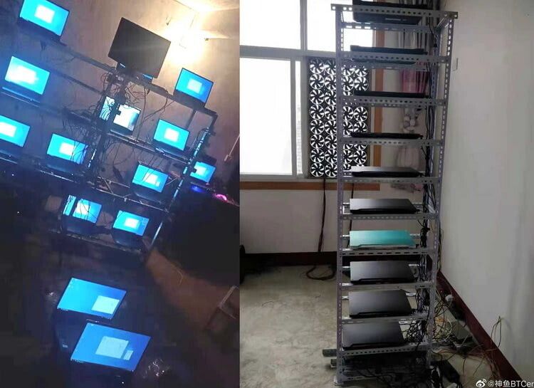 laptop mining eth