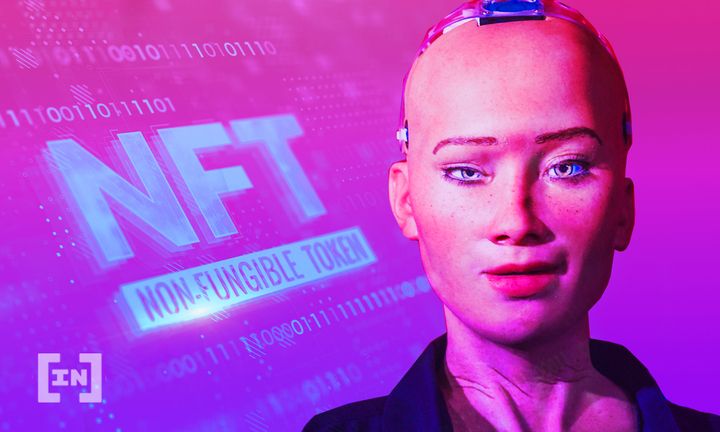 Робот София продаст NFT на свое цифровое произведение искусства