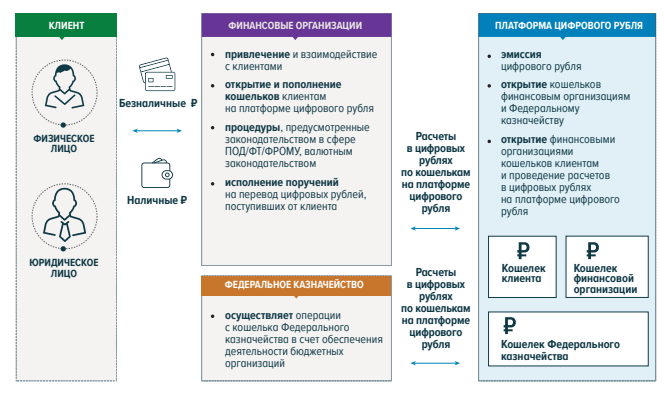 Концепция платформы цифрового рубля