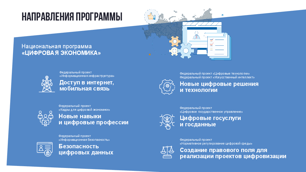 Цифровая экономика национальный проект официальный сайт