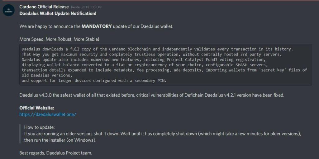 Объявление мошенников на Discord