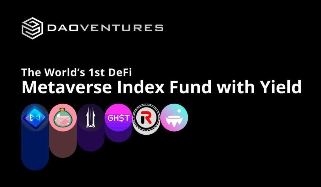DAOventures запустил первый в мире индексный фонд DeFi Metaverse с доходностью