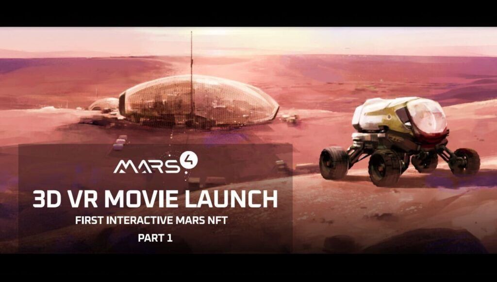 Первый интерактивный NFT в мире – VR-фильм на Марсе