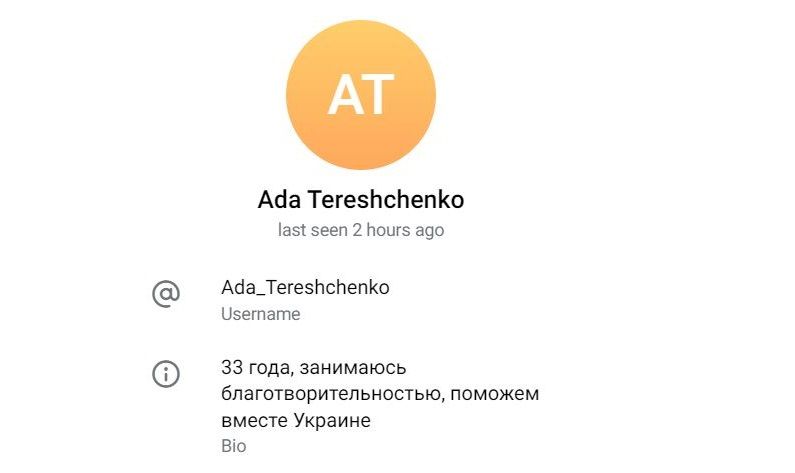 Сообщение в Telegram