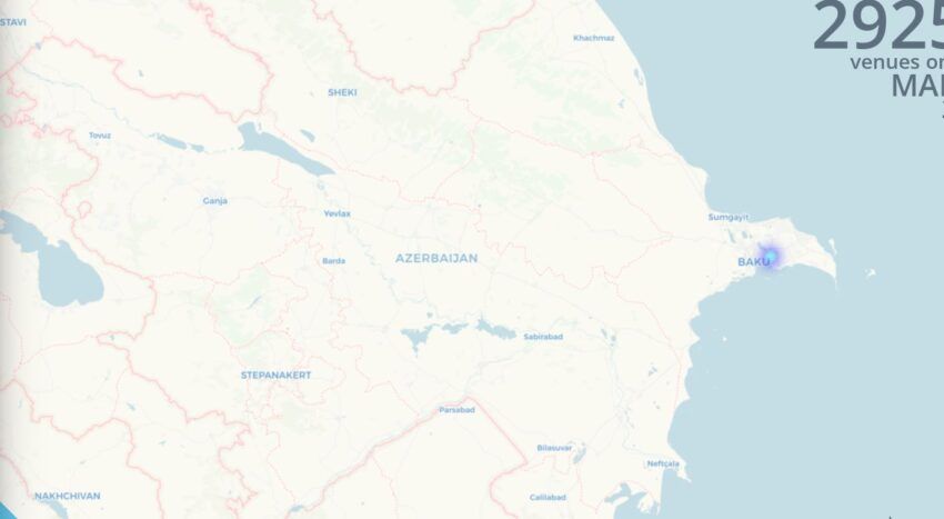 Азербайджан на Coinmap