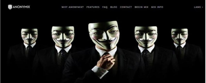 Скрин платформы Anonymix