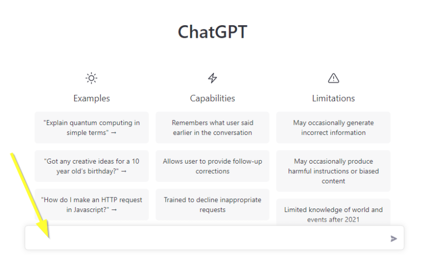 ChatGPT скриншот