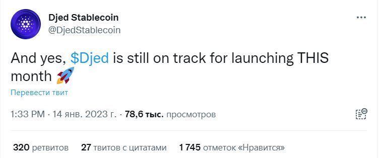 Подготовка к запуску Djed