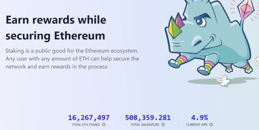 Статистика стейкинга Ethereum