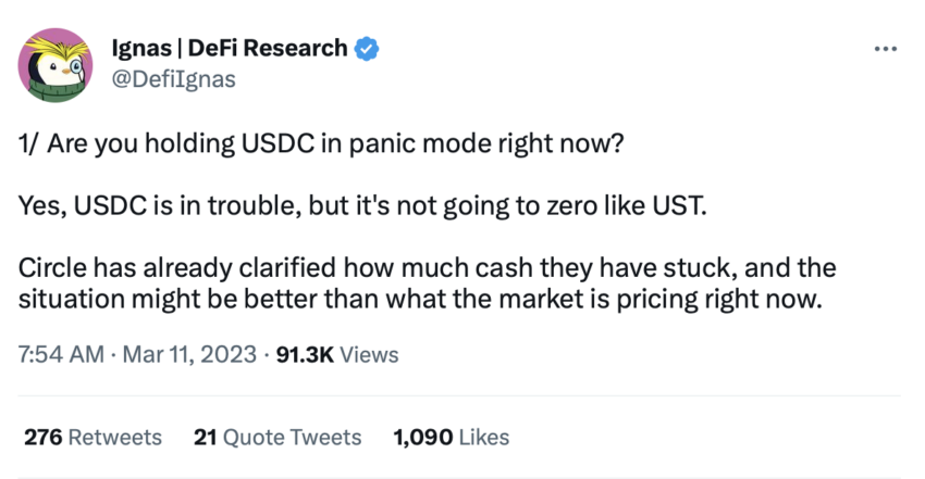 USDC потерял привязку к доллару