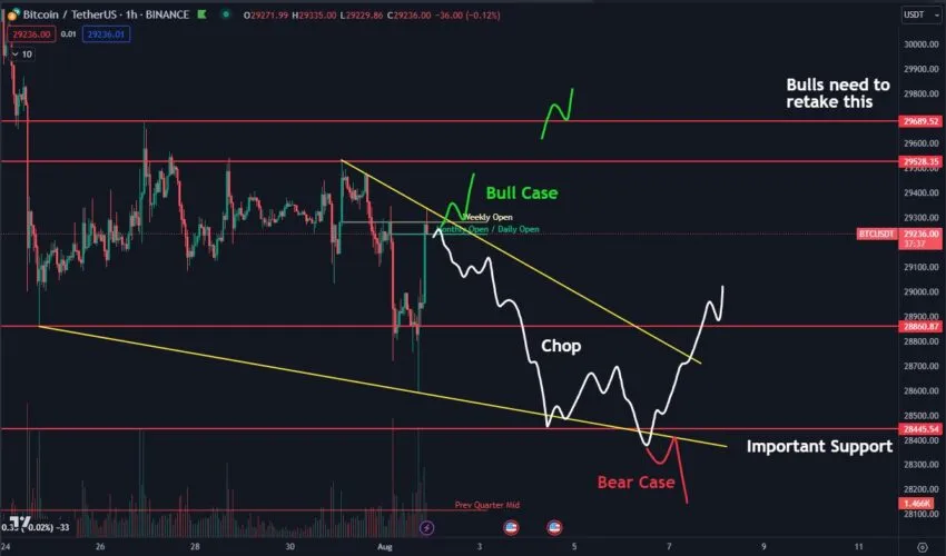 Прогноз курса биткоина от Daan Crypto Trades