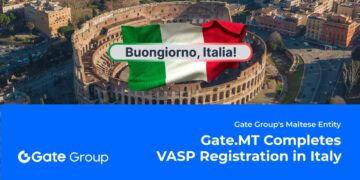 Криптовалютная биржа Gate получила лицензию для работы в Италии